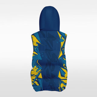 blue trekker customized sublimated winter vest