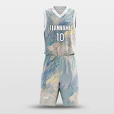 brilliant custom sublimated basketball jersey