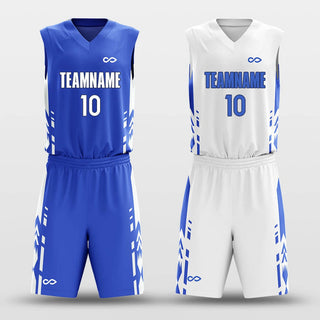 broken mirrors custom basketball jersey