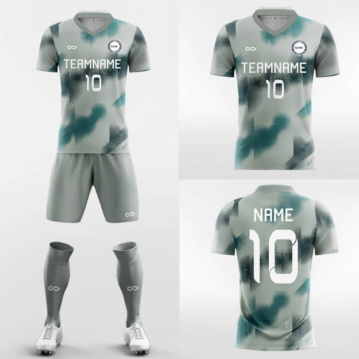 camouflage soccer jersey kit