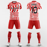 checkerboard custom short soccer jersey kit