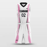 Cherry Blossom - Customized Basketball Jersey Set Sublimated