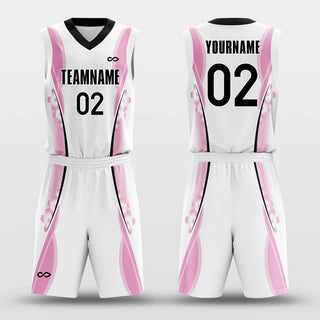 cherry blossom custom basketball jersey