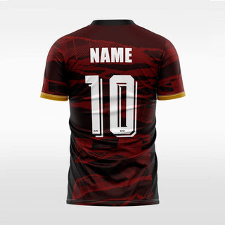 chorus custom soccer jersey red sublimation