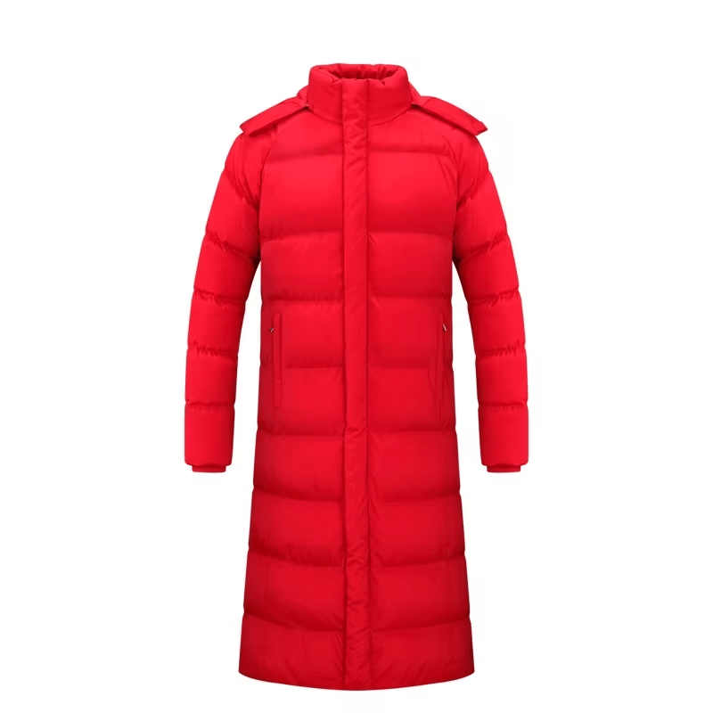 Cikers Sports 外厂采购 AI 4 - Hooded Long Winter Jacket  9911