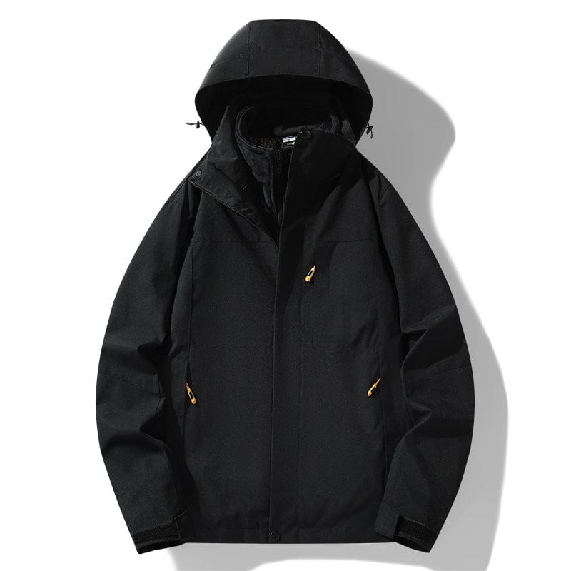 Cikers Sports 外厂采购 Black / M Detachable Winter Waterproof Windproof Jacket-QH618