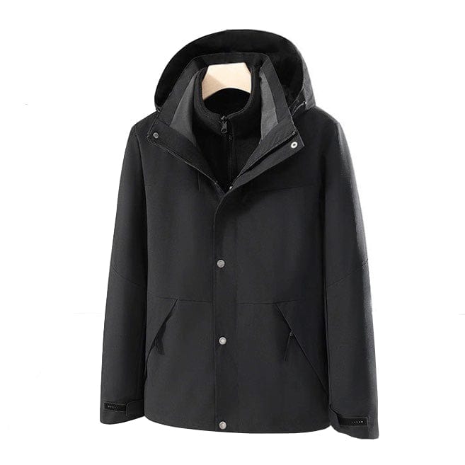 Cikers Sports 外厂采购 Black / S Cedar - Winter Custom Windproof 3 in 1Windbreaker Jacket-QH23899