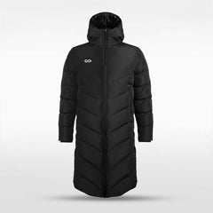 Cikers Sports 外厂采购 Black / S Windbreaker long cotton-padded jacket - AS426GYVF3