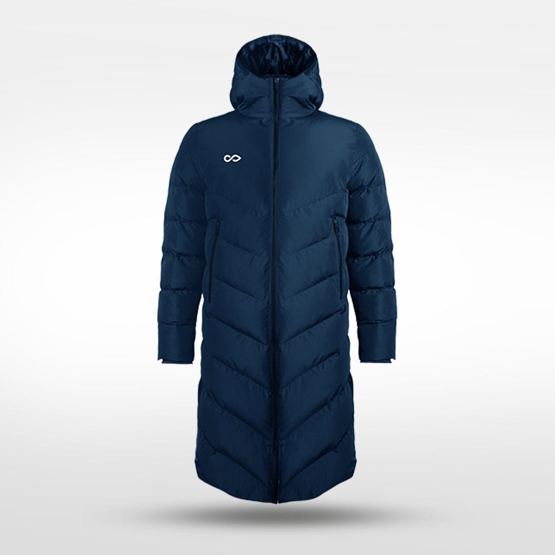 Cikers Sports 外厂采购 Blue / S Windbreaker long cotton-padded jacket - AS426GYVF3