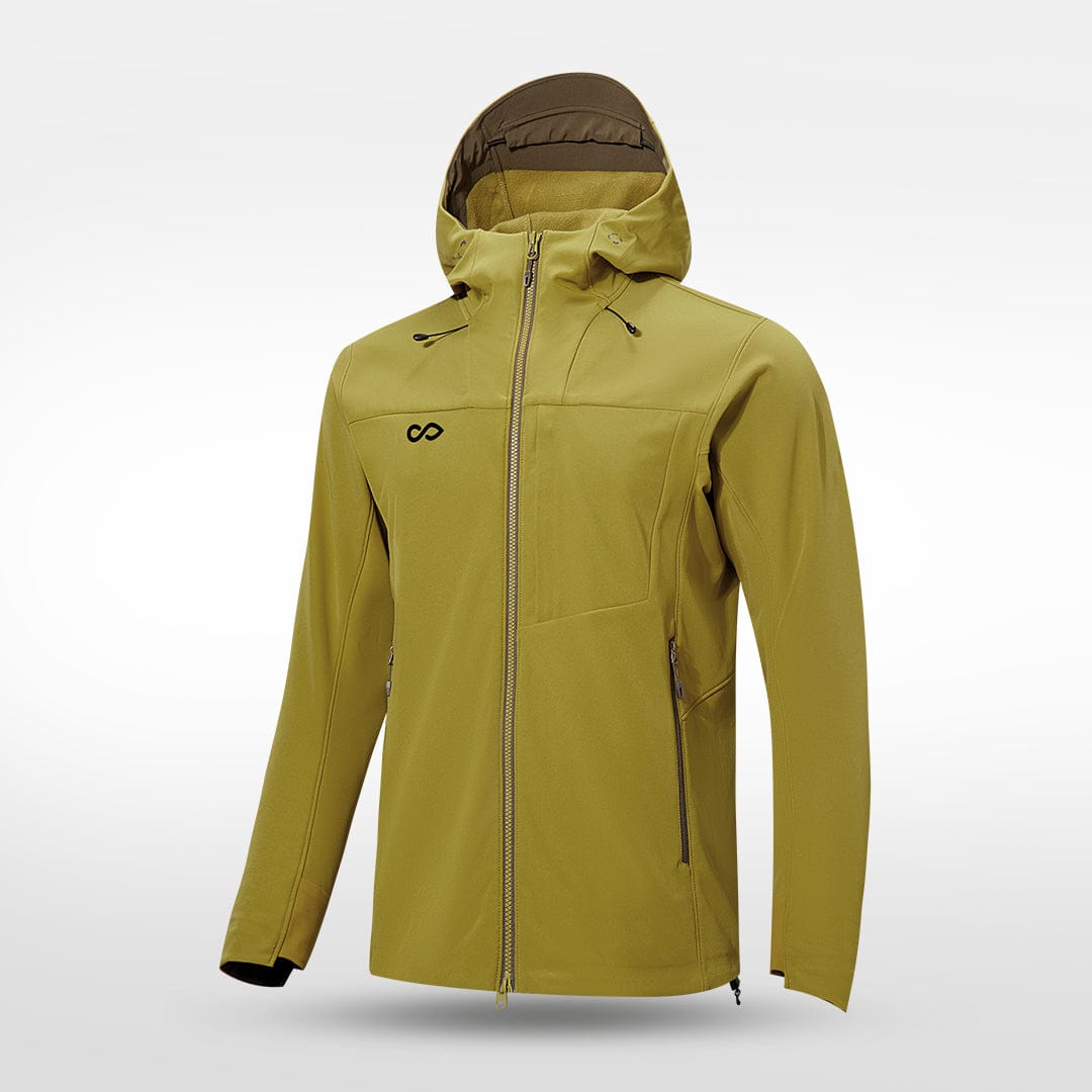 Cikers Sports 外厂采购 Custom Unisex Winter Custom-Composite fleece softshell jacket