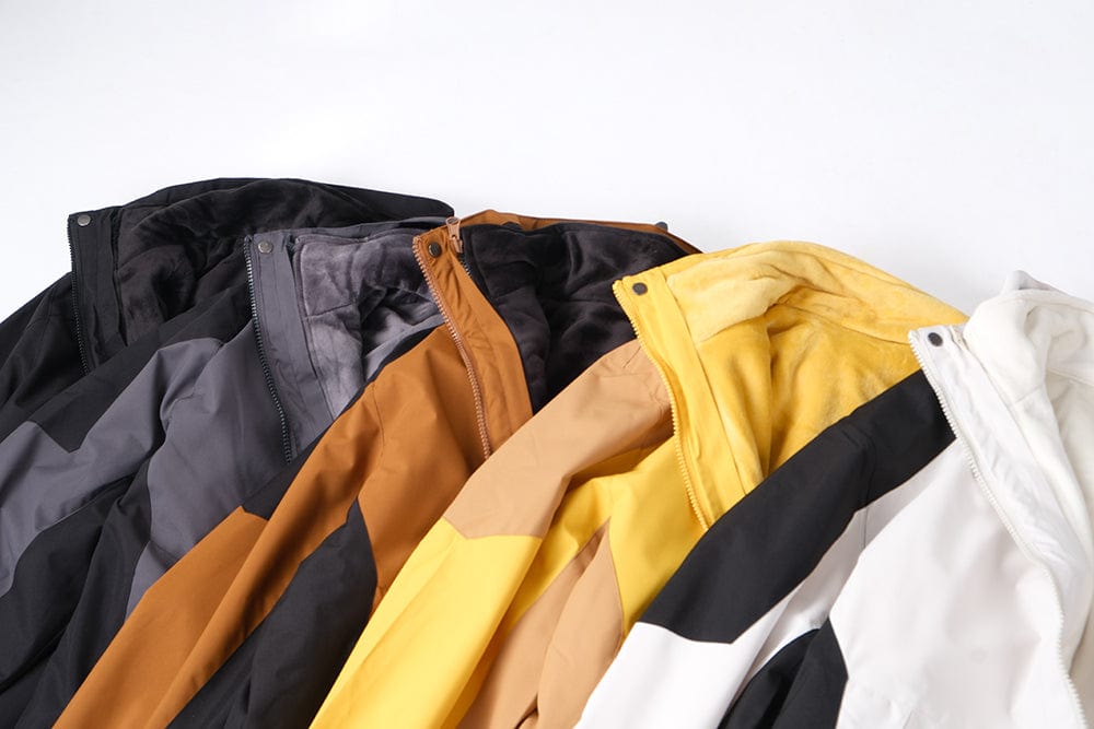 Cikers Sports 外厂采购 Custom Winter Outdoor Jacket 3-in-1 Removable Waterproof-QH1818