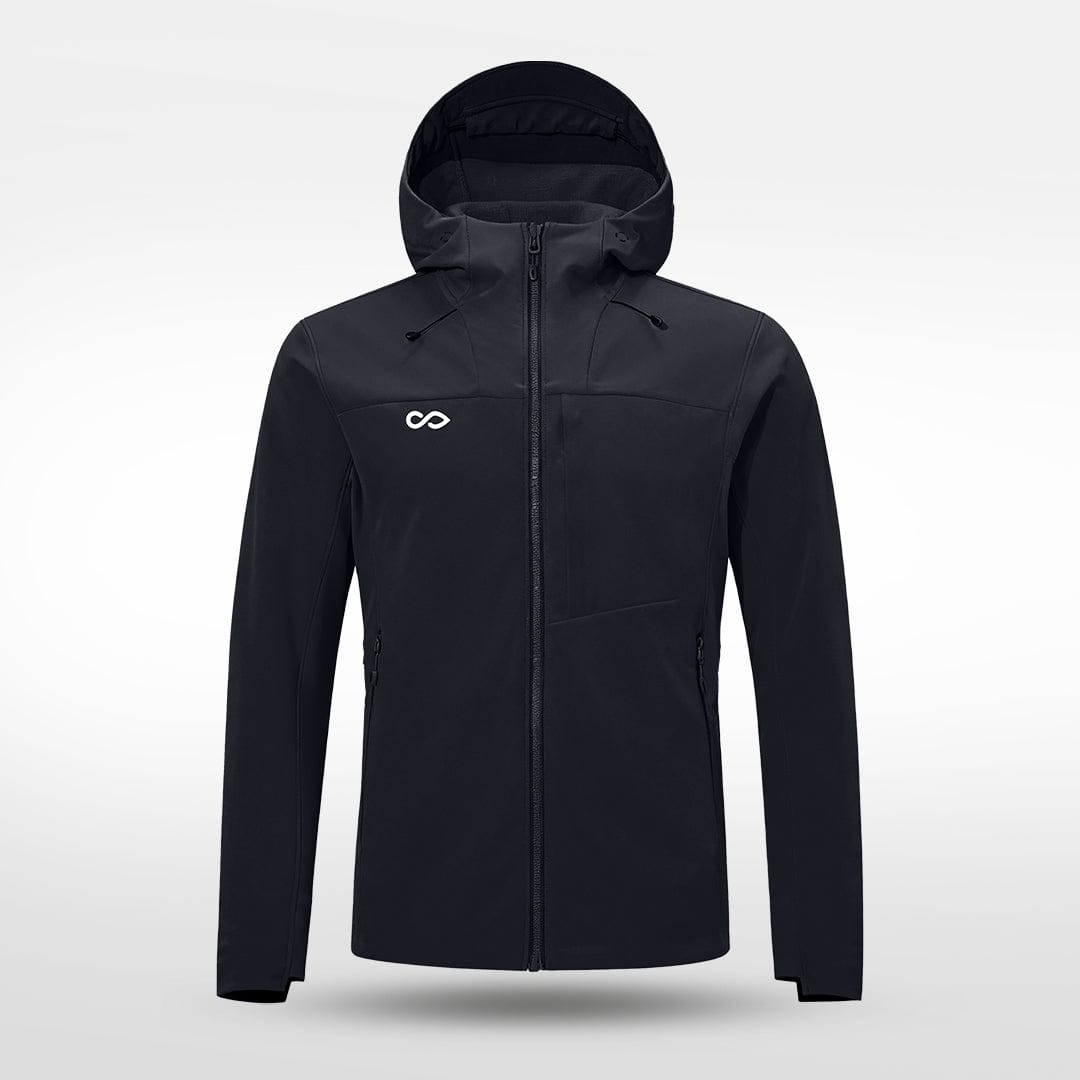 Cikers Sports 外厂采购 Dark blue / M Custom Unisex Winter Custom-Composite fleece softshell jacket