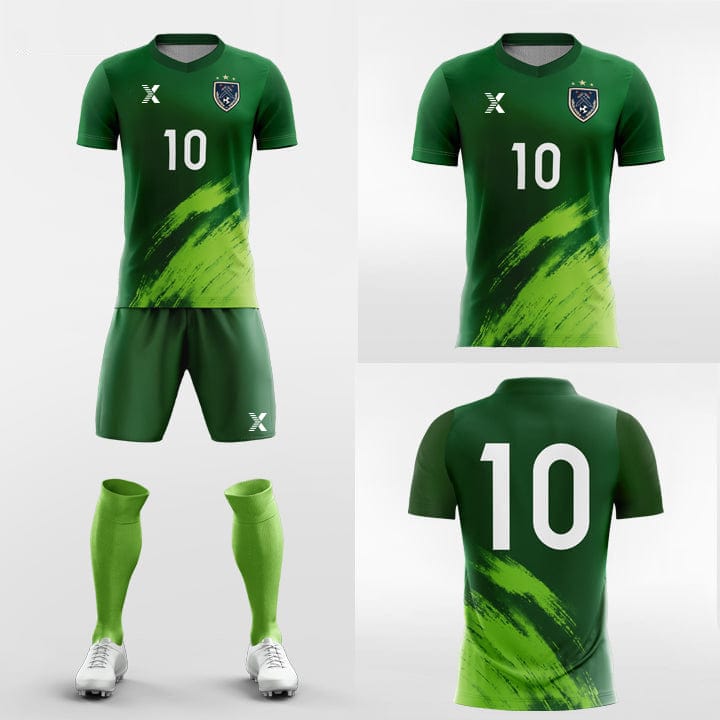 Cikers Sports 非黑五 Flame - Custom Sublimation Print Soccer Kits Short Sleeve