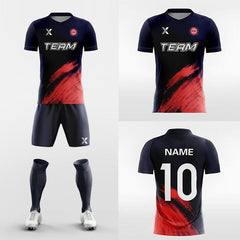 Cikers Sports 非黑五 Flame - Custom Sublimation Print Soccer Kits Short Sleeve
