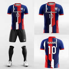 Cikers Sports 非黑五 Geo Print - Custom Sublimation Soccer Kits Short Sleeve