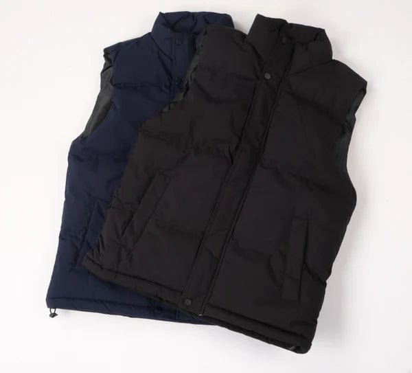 Cikers Sports 外厂采购 Plus Size Unisex  Stand Collar Thick Winter Cotton Vest-BYF998