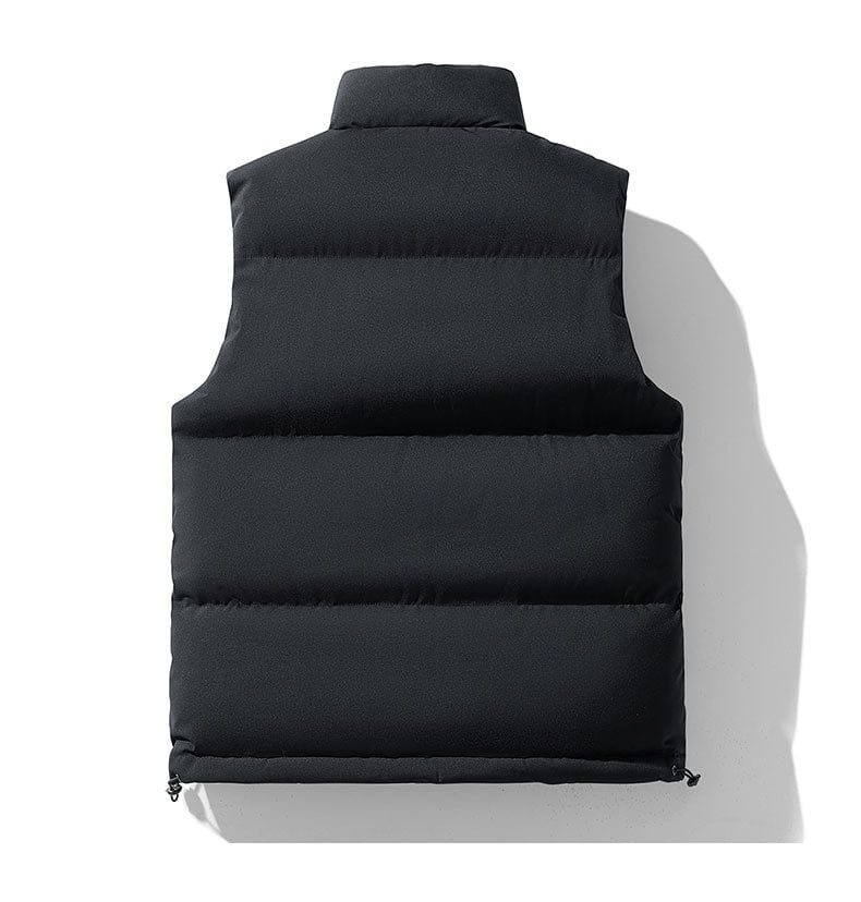Cikers Sports 外厂采购 Plus Size Unisex  Stand Collar Thick Winter Cotton Vest-BYF998