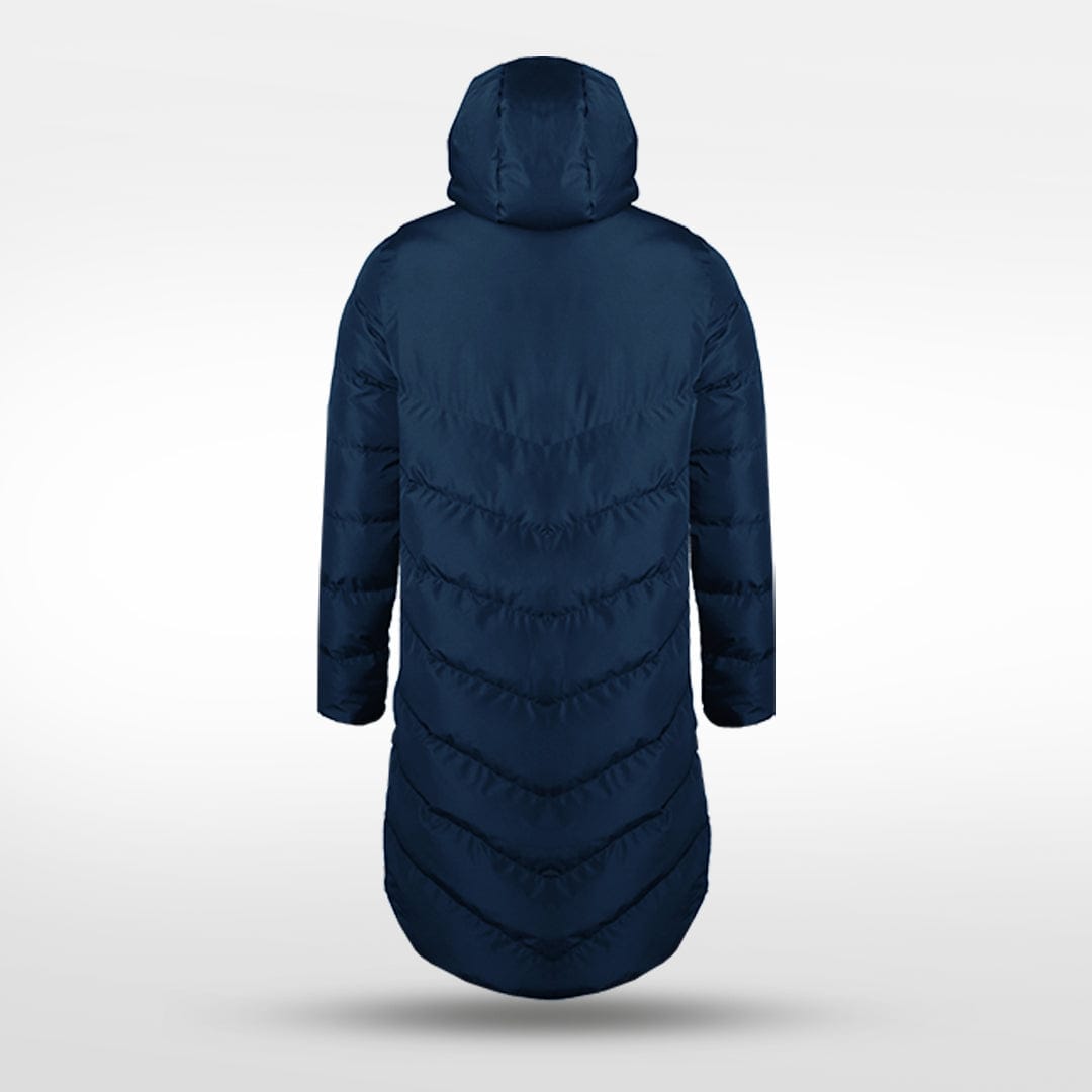 Cikers Sports 外厂采购 Windbreaker long cotton-padded jacket - AS426GYVF3