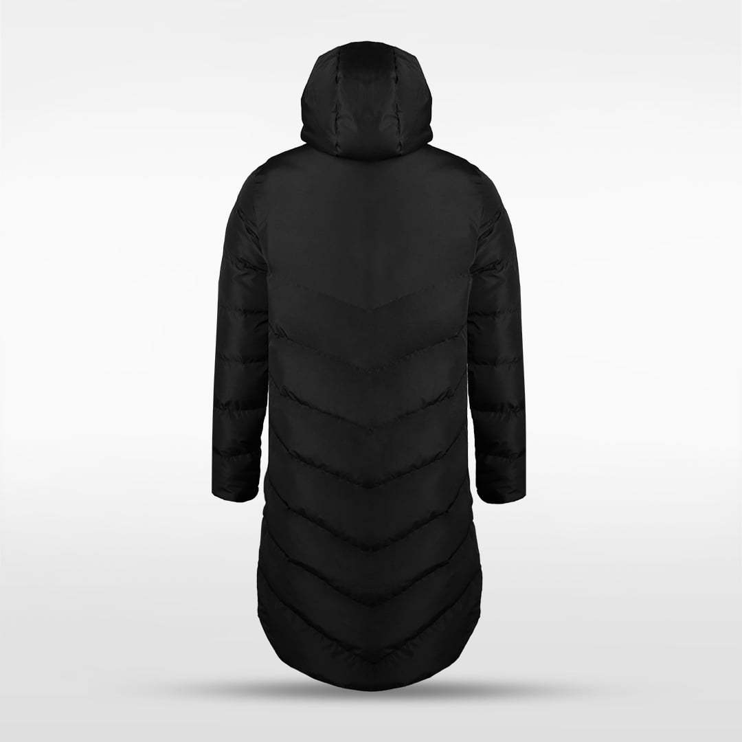 Cikers Sports 外厂采购 Windbreaker long cotton-padded jacket - AS426GYVF3