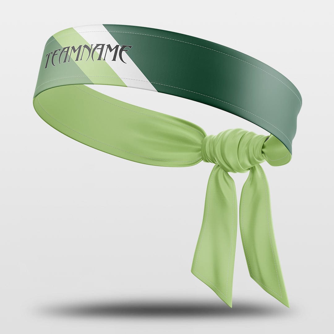 Cikers Sports Accessories Green / Free Thoughts of Love - Customized Sports Headband Sweat-Wicking Tie