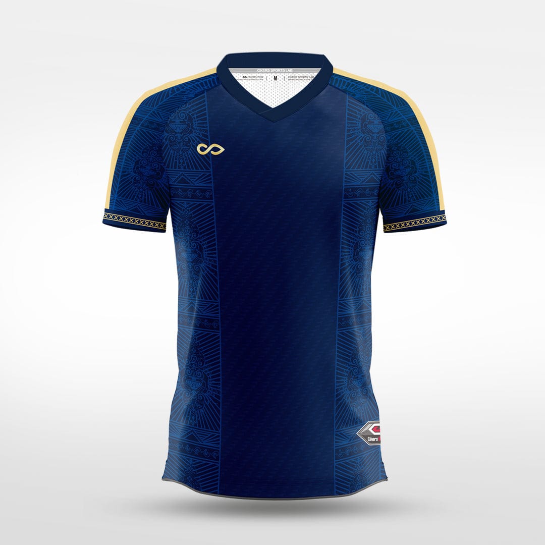 Cikers Sports Azure Shadow - Custom Soccer Jersey for Men Sublimation - WS201GYVO3