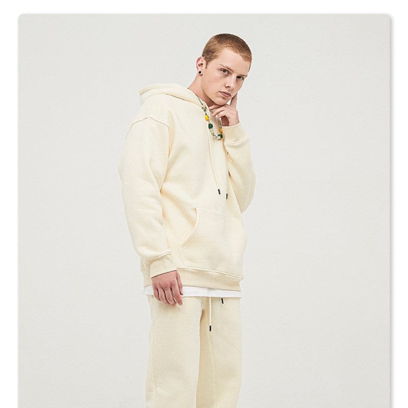 Cikers Sports Basics Almond / S Unisex 345GSM Heavyweight Hoodies BE-2622