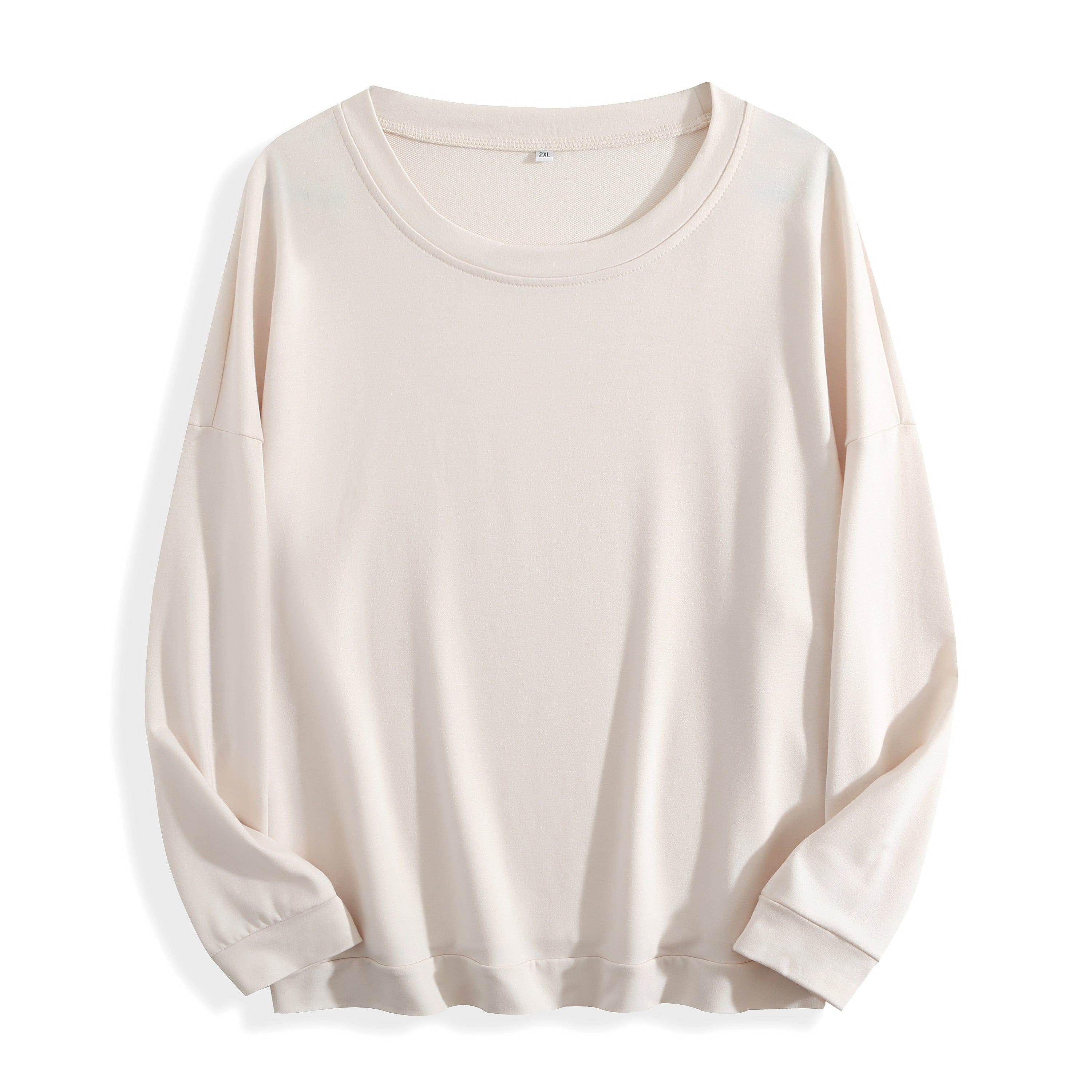 Cikers Sports Basics apricot / S Custom Crewneck Sweatshirts for Teams Pure cotton sublimation customization