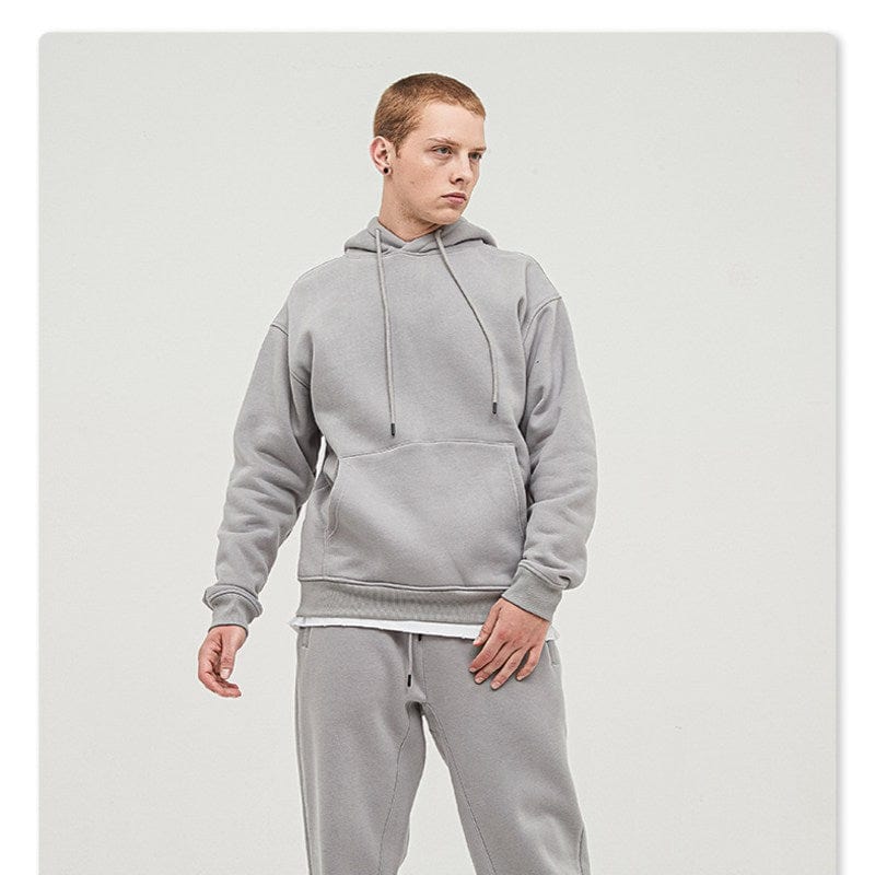 Cikers Sports Basics Gray / S Unisex 345GSM Heavyweight Hoodies BE-2622