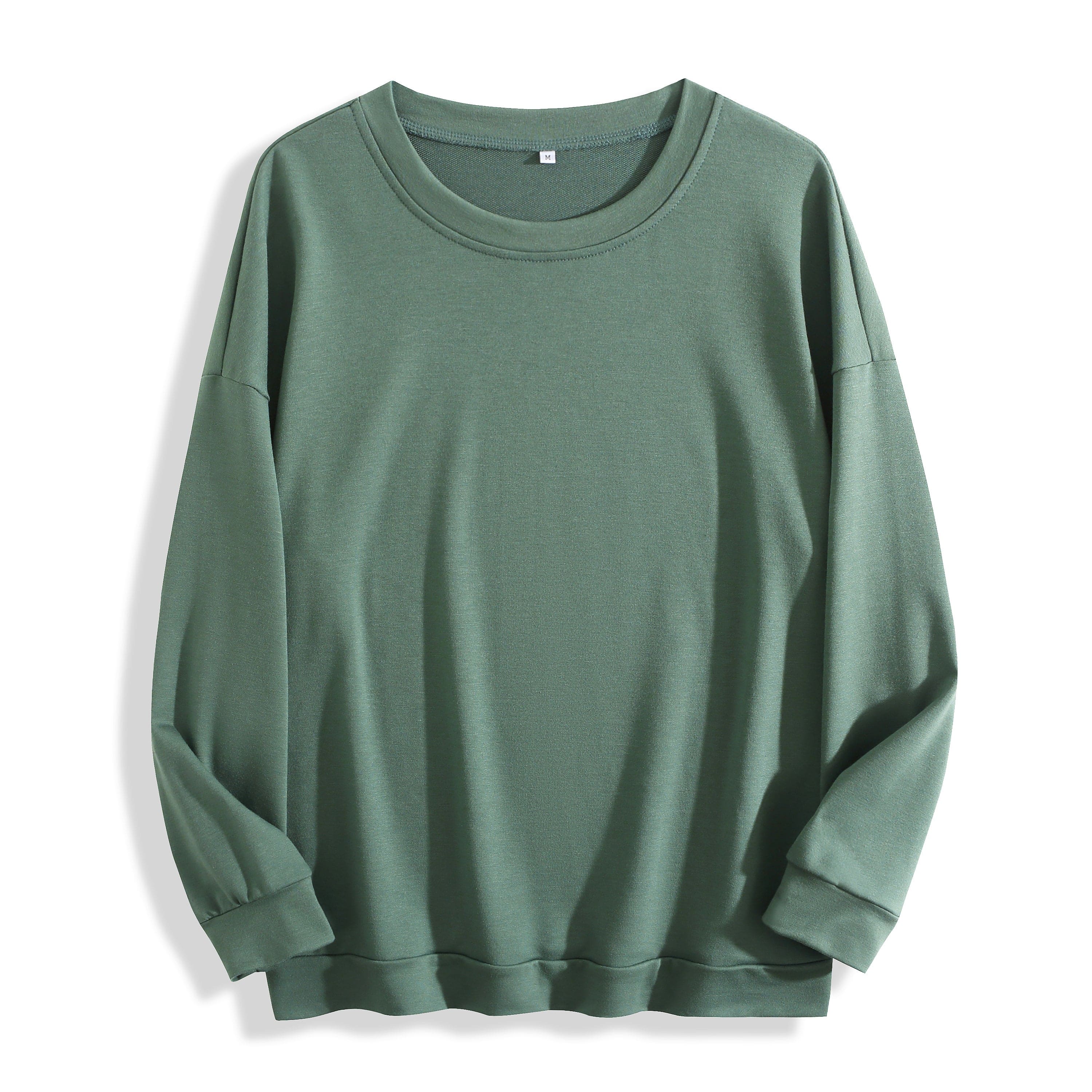 Cikers Sports Basics green / S Custom Crewneck Sweatshirts for Teams Pure cotton sublimation customization