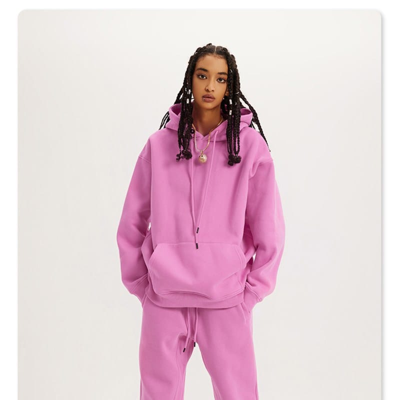 Cikers Sports Basics Pink / S Unisex 345GSM Heavyweight Hoodies BE-2622