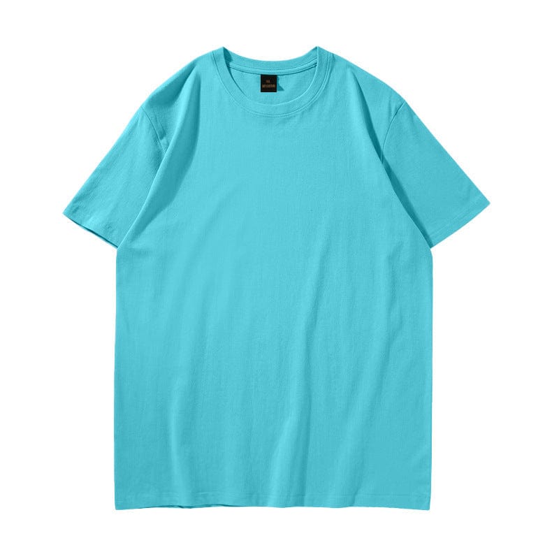 Cikers Sports Basics Tiffany  Blue / S Custom unisex 200GSM 100% Cotton Crew Neck T-Shirt-LC0028