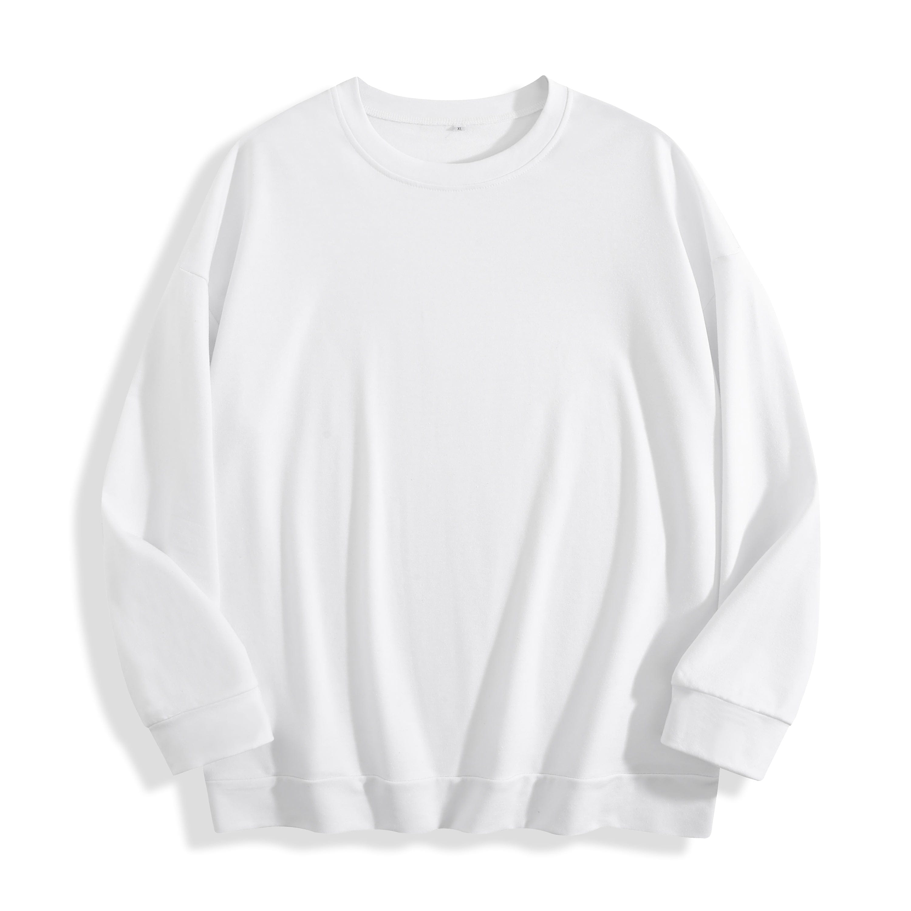 Cikers Sports Basics white / S Custom Crewneck Sweatshirts for Teams Pure cotton sublimation customization
