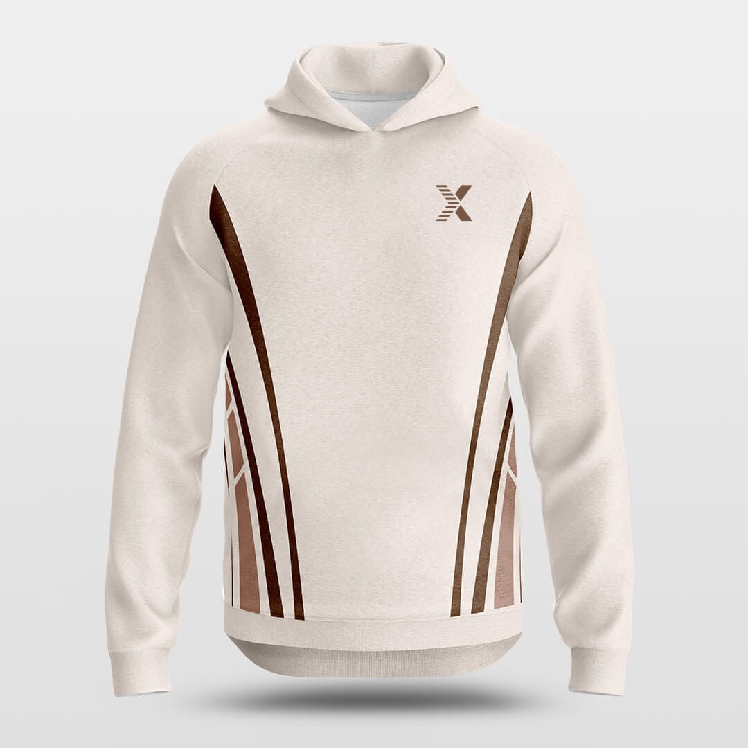 Cikers Sports Basketball Hoodies Apricot / S Antenna - Customized Long Sleeve Hoodie Pullover