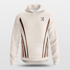 Cikers Sports Basketball Hoodies Apricot / S Antenna - Customized Long Sleeve Hoodie Pullover