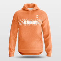 Cikers Sports Basketball Hoodies Tigroid - Customized Long Sleeve Hoodie Pullover Orange