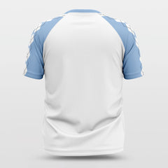 Cikers Sports Basketball Jersey Carolina Blue - Customized Baggy Shoulder Short Sleeve Jersey