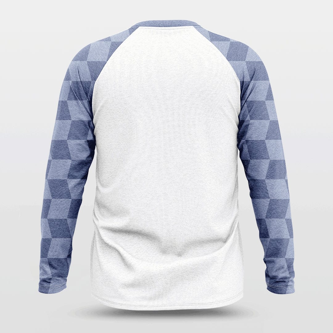 Cikers Sports Basketball Jersey Checkerboard - Customized Baggy Long Sleeve Shooting Jersey