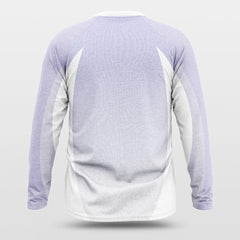 Cikers Sports Basketball Jersey Cloud Purple - Customized Baggy Long Sleeve Shooting Jersey