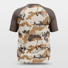 Cikers Sports Basketball Jersey Desert - Customized Baggy Shoulder Short Sleeve Jersey