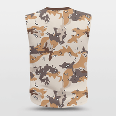 Cikers Sports Basketball Jersey Desert - Customized Wide Shoulder Basketball Jersey