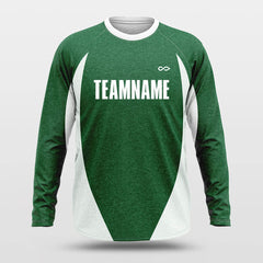 Cikers Sports Basketball Jersey Green / S Cloud Green - Customized Baggy Long Sleeve Shooting Jersey