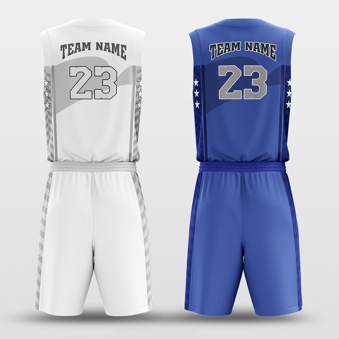 Cikers Sports Basketball Jersey Milky Way - Customized Reversible Sublimated Basketball Set