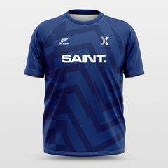 Cikers Sports Basketball Jersey Navy Blue / S Blueberry - Customized Baggy Shoulder Short Sleeve Jersey