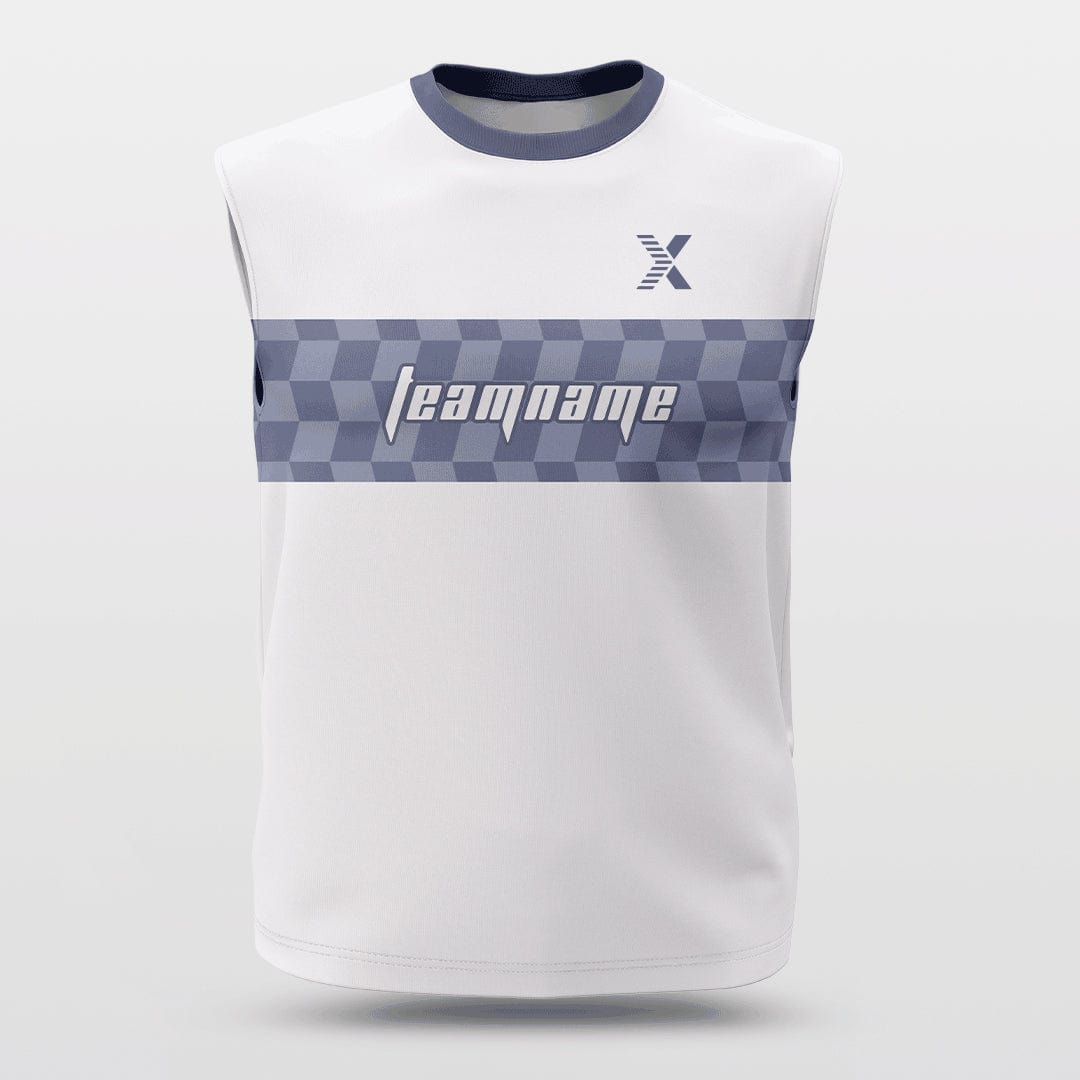 Cikers Sports Basketball Jersey Navy / S Checkerboard - Customized Wide Shoulder Basketball Jersey