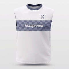 Cikers Sports Basketball Jersey Navy / S Checkerboard - Customized Wide Shoulder Basketball Jersey