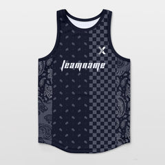 Cikers Sports Basketball Jersey Paisley - Customized Basketball Jersey Top