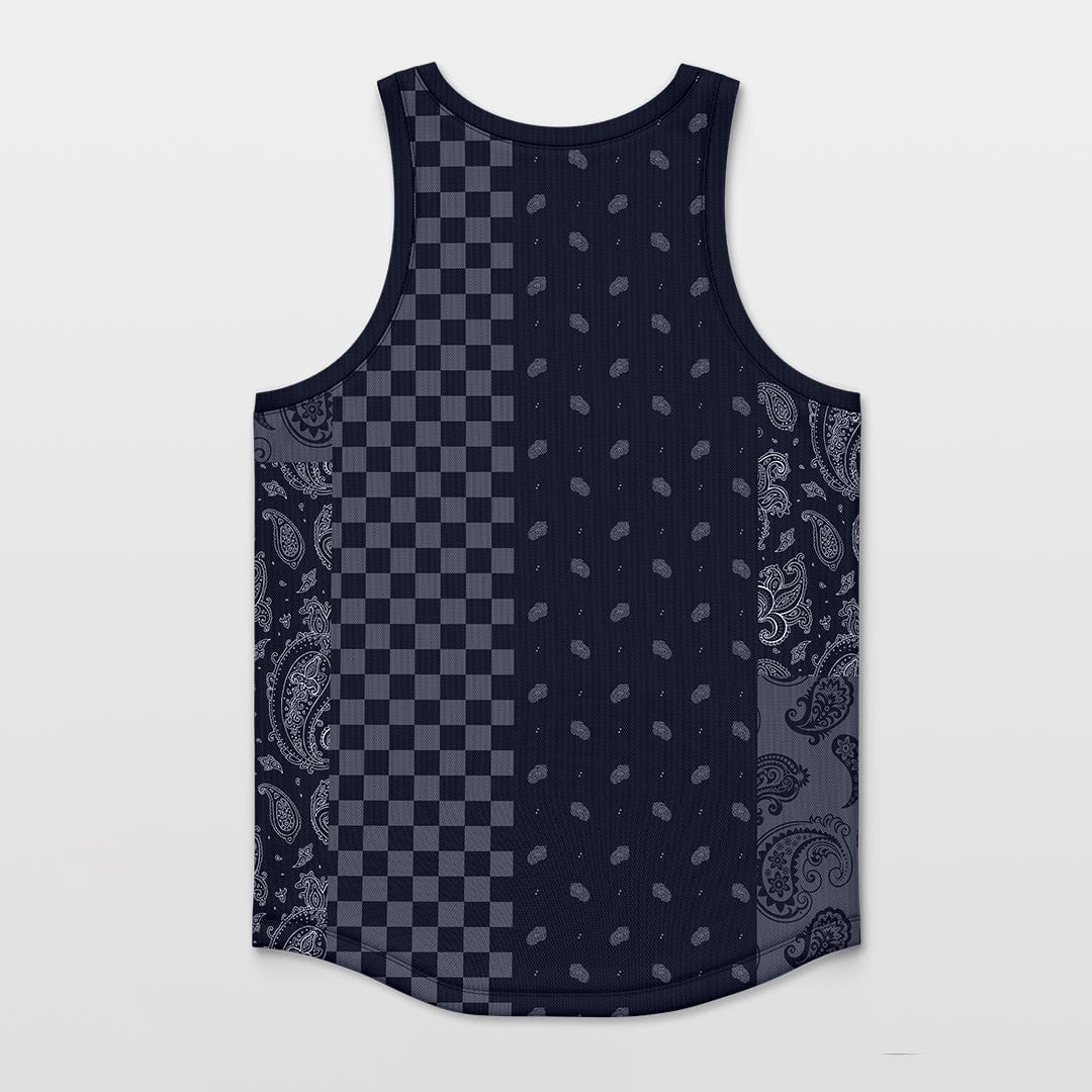 Cikers Sports Basketball Jersey Paisley - Customized Basketball Jersey Top