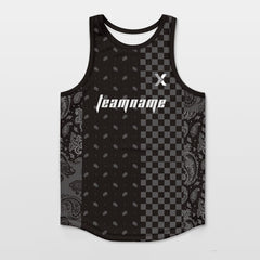 Cikers Sports Basketball Jersey Paisley - Customized Basketball Jersey Top