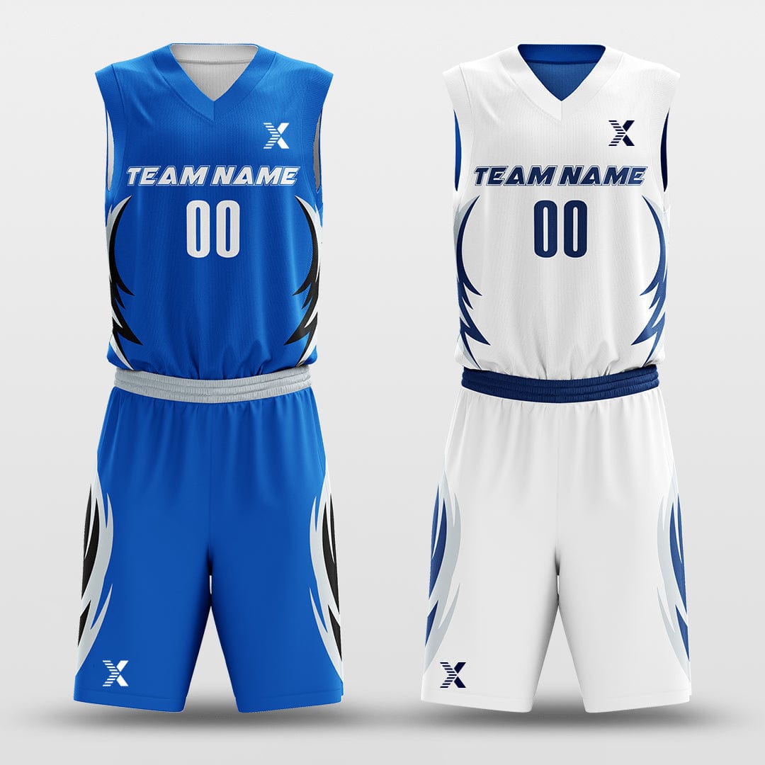Cikers Sports Basketball Jersey Ranger - Customized Reversible Sublimated Basketball Set