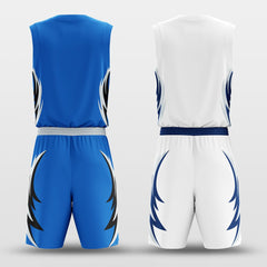 Cikers Sports Basketball Jersey Ranger - Customized Reversible Sublimated Basketball Set